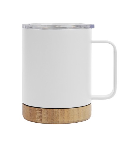 HYDRO - Bamboo Base Stainless Steel Mug